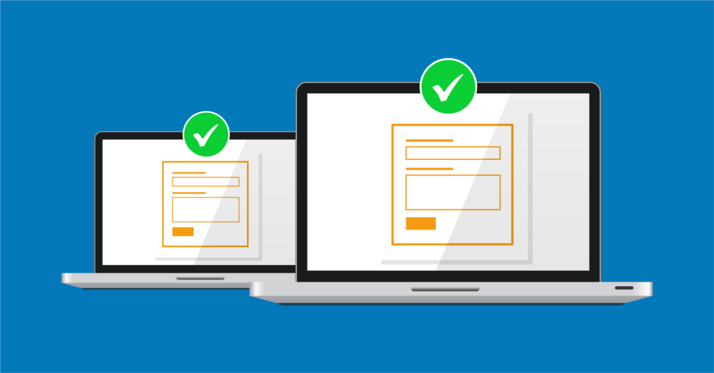 Test your page, wordpress