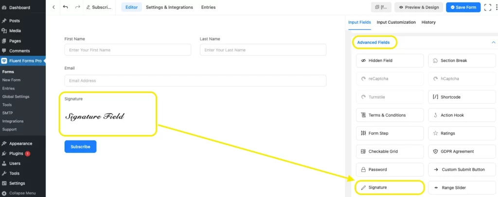 free digital signature, free electronic signature