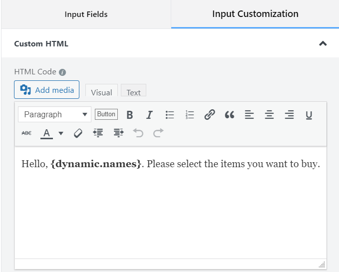 11. Customize the dynamic 26891