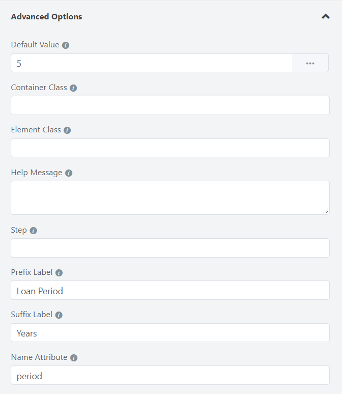 15. Loand period advanced options 26891