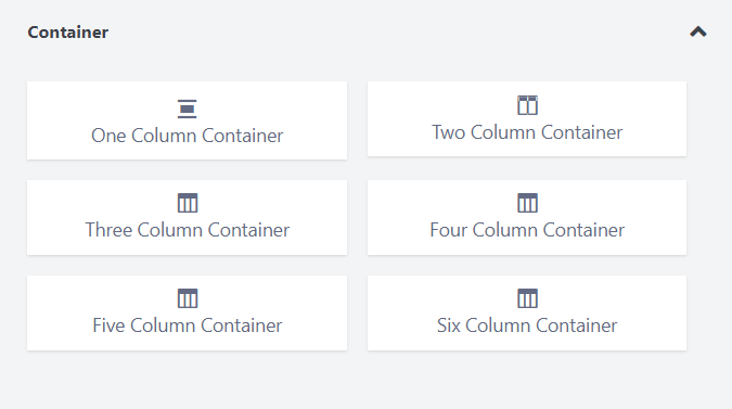 2. Add two column container 26891