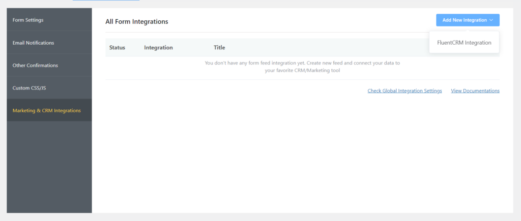 21. Connect forms to FluentCRM 1 26891