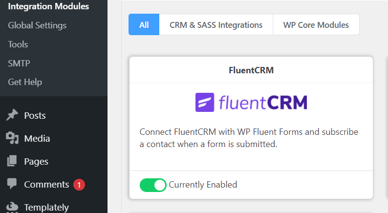 28. Enable FluentCRM Integration 26891
