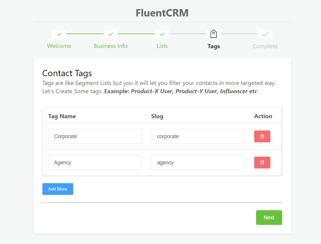 7.1 Contact Tags 26891