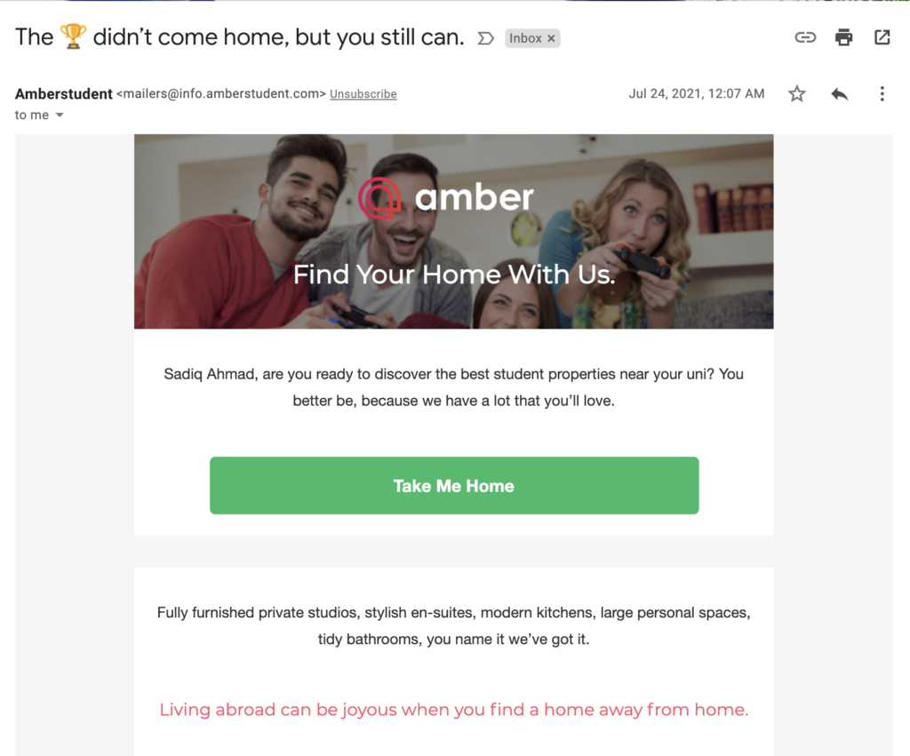 Creative headline for email copy text 26891