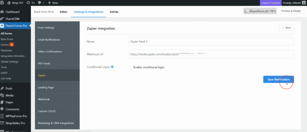 create zapier feed1 12625