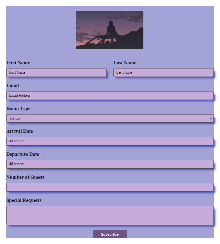 4. booking form 12899