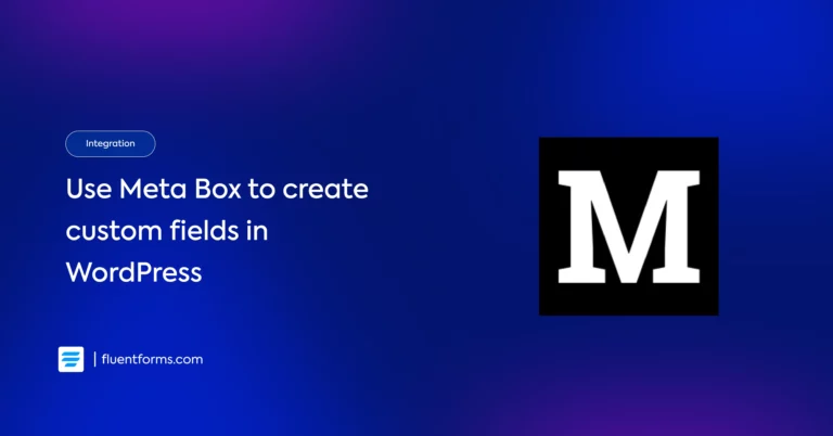 Use Meta Box to create custom fields in WordPress