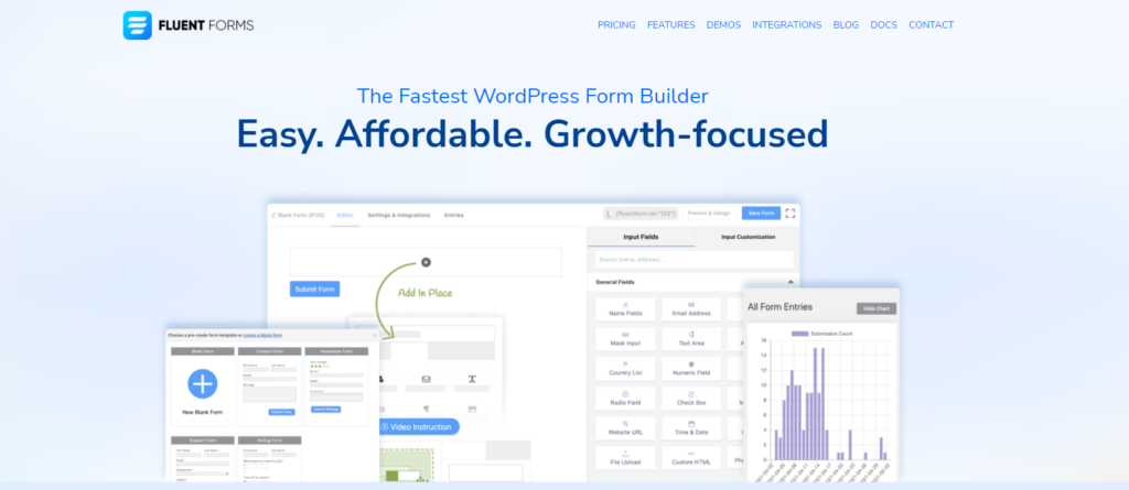 Fluent Forms - the fastest WordPress form builder