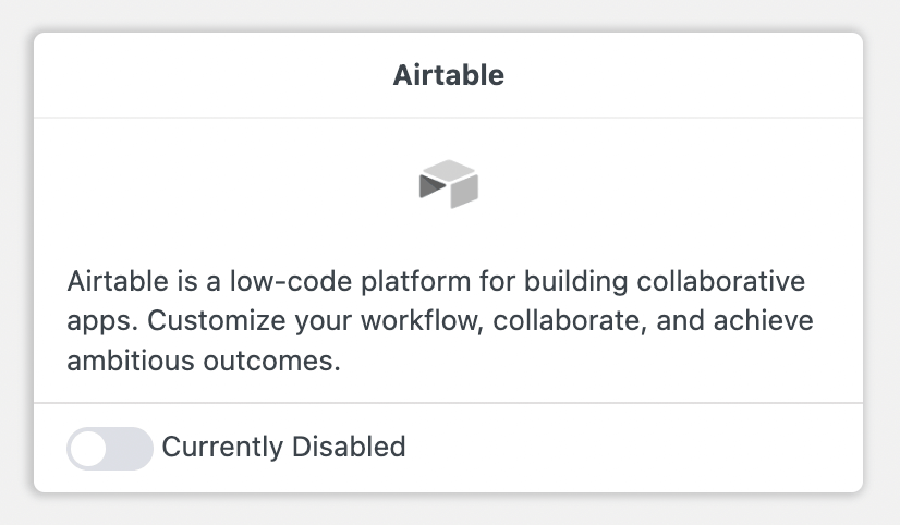 Airtable with Fluent Forms