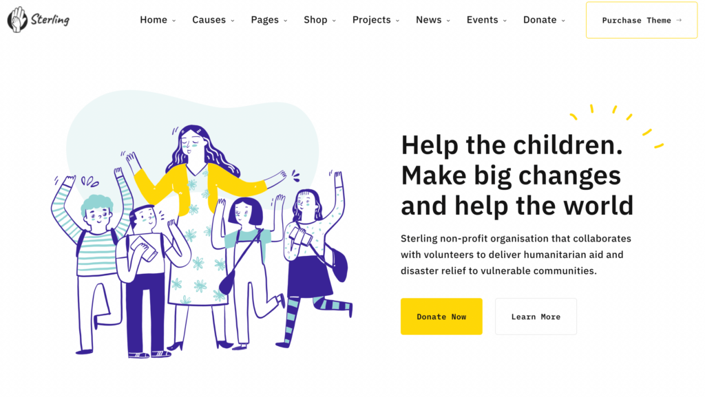 Sterling Charity Donations WordPress Theme 26891