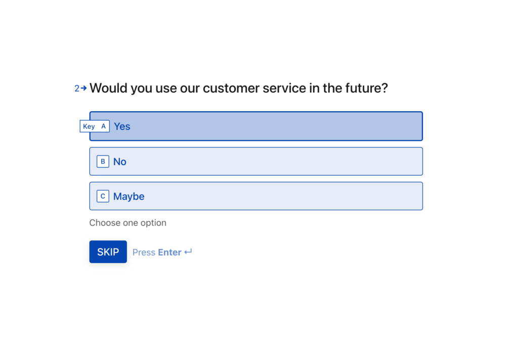 Conversational Feedback form 24021