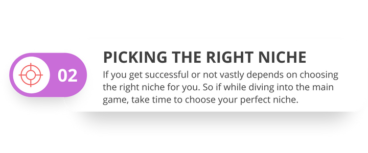 Picking the right niche for become a successful blogger