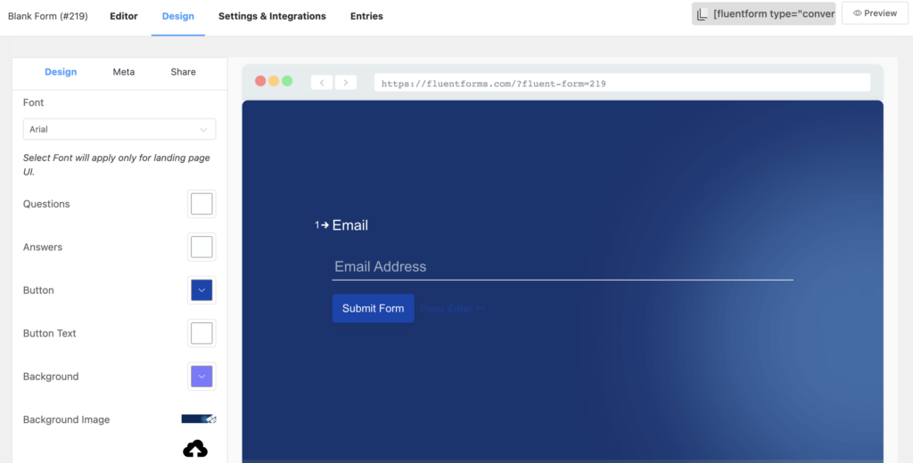 conversational forms, fluent forms