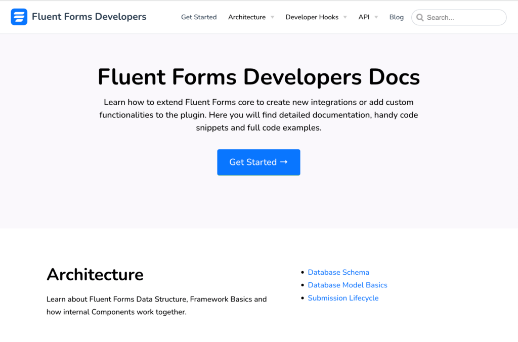 fluent forms dev docs 26500