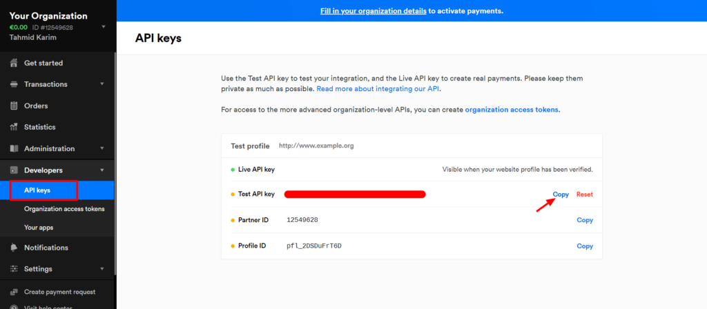 Mollie Payments integrate with Fluent Forms