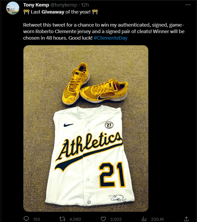 giveaway example