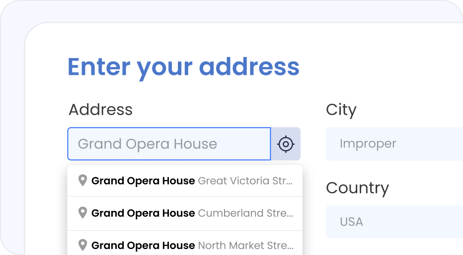 Address suggestion 2 33631