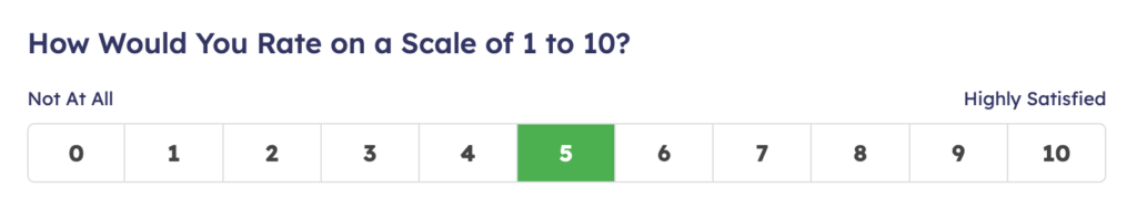Net Promoter Score (NPS)