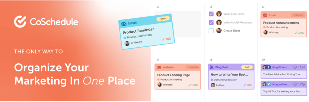 CoSchedule, WordPress project management plugin