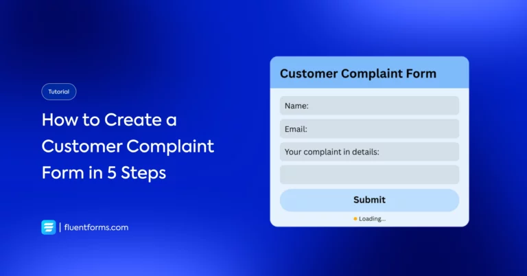 Customer Complaint forms with WordPress contact forms
