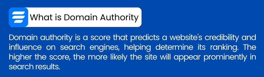What is domain authority