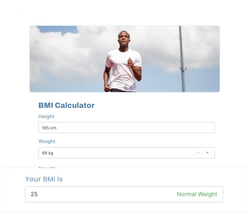 BMI calculator feature image