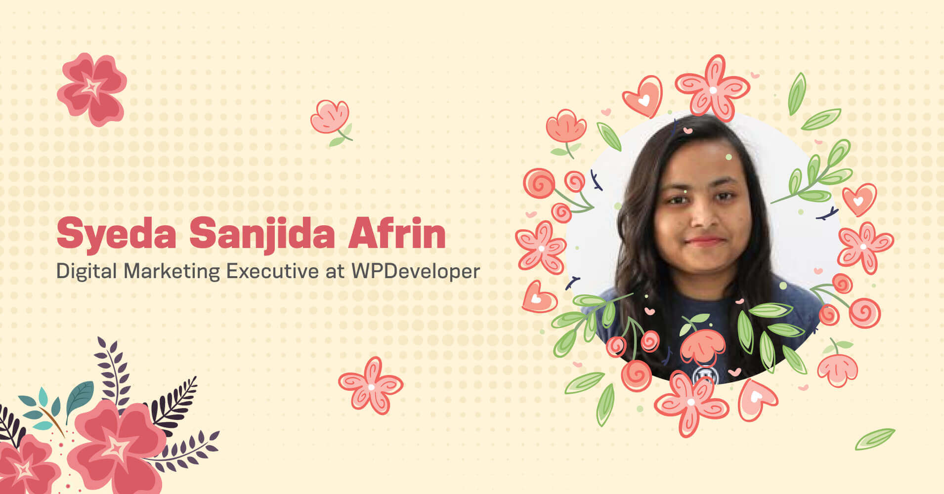 Syeda Sanjida Afrin, WPDeveloper