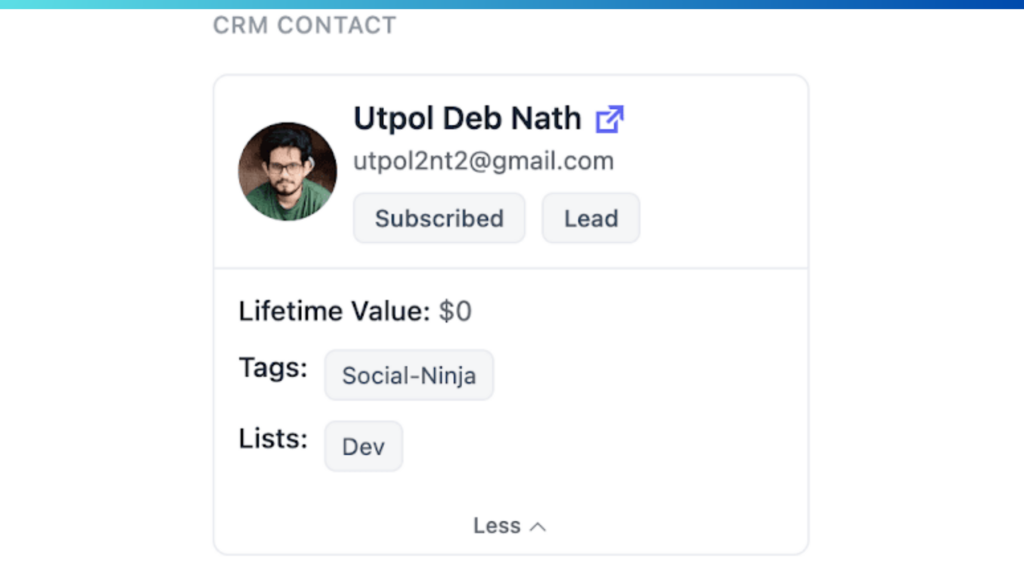 fluentboards CRM contact management