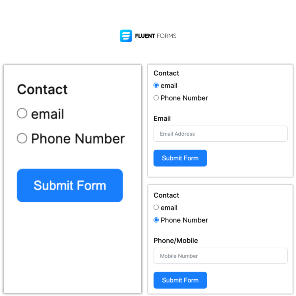 smart form with conditional logics
