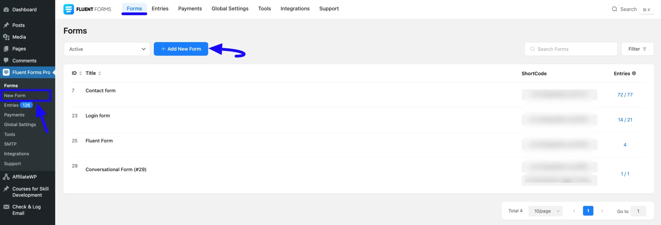 1. Add new form button scaled 50938