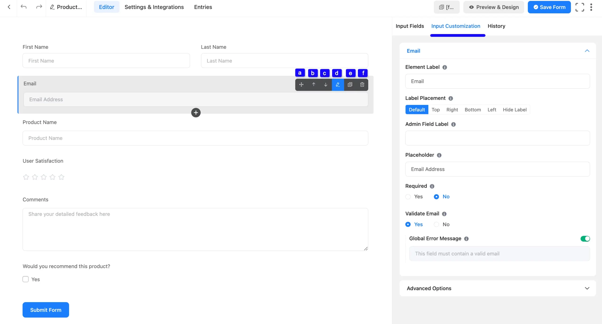 5. Input Customization scaled 50938