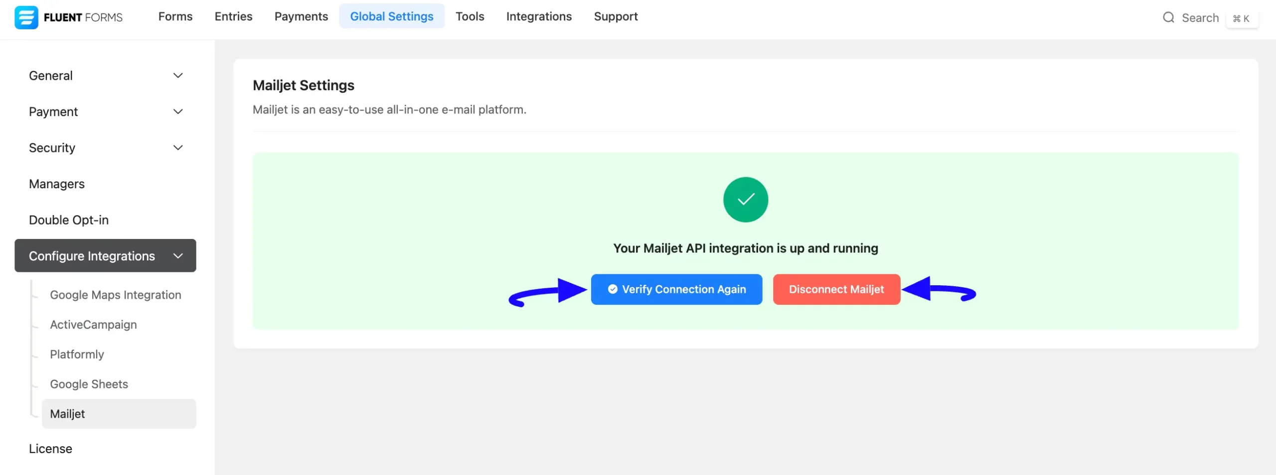 8. verify or Disconnect Mailjet scaled 50840