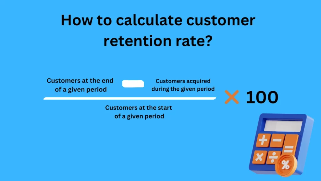 how to calculate customer retention rate