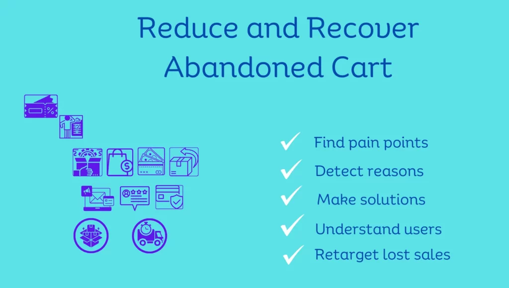 How to reduce and recover abandoned cart.