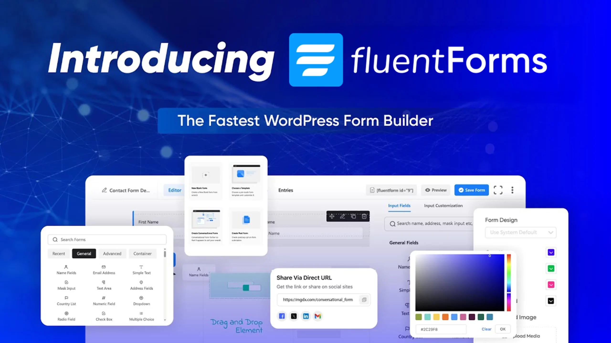 Fluent Forms product introduction video thumbnail