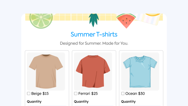 T-shirt Order Form