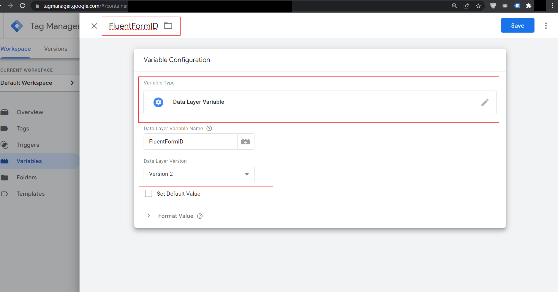 add gtm datalayer variable wpmn 58158